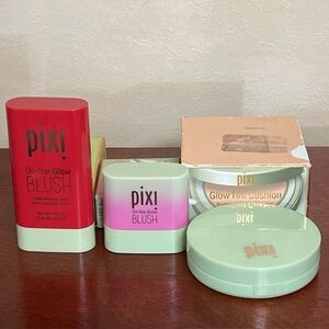 Pixi by Petra on the glow blush ruby cheektone glow tint cushion makeup lot
